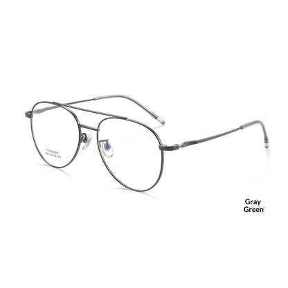 Retro Titanium-frame Fashion Glasses