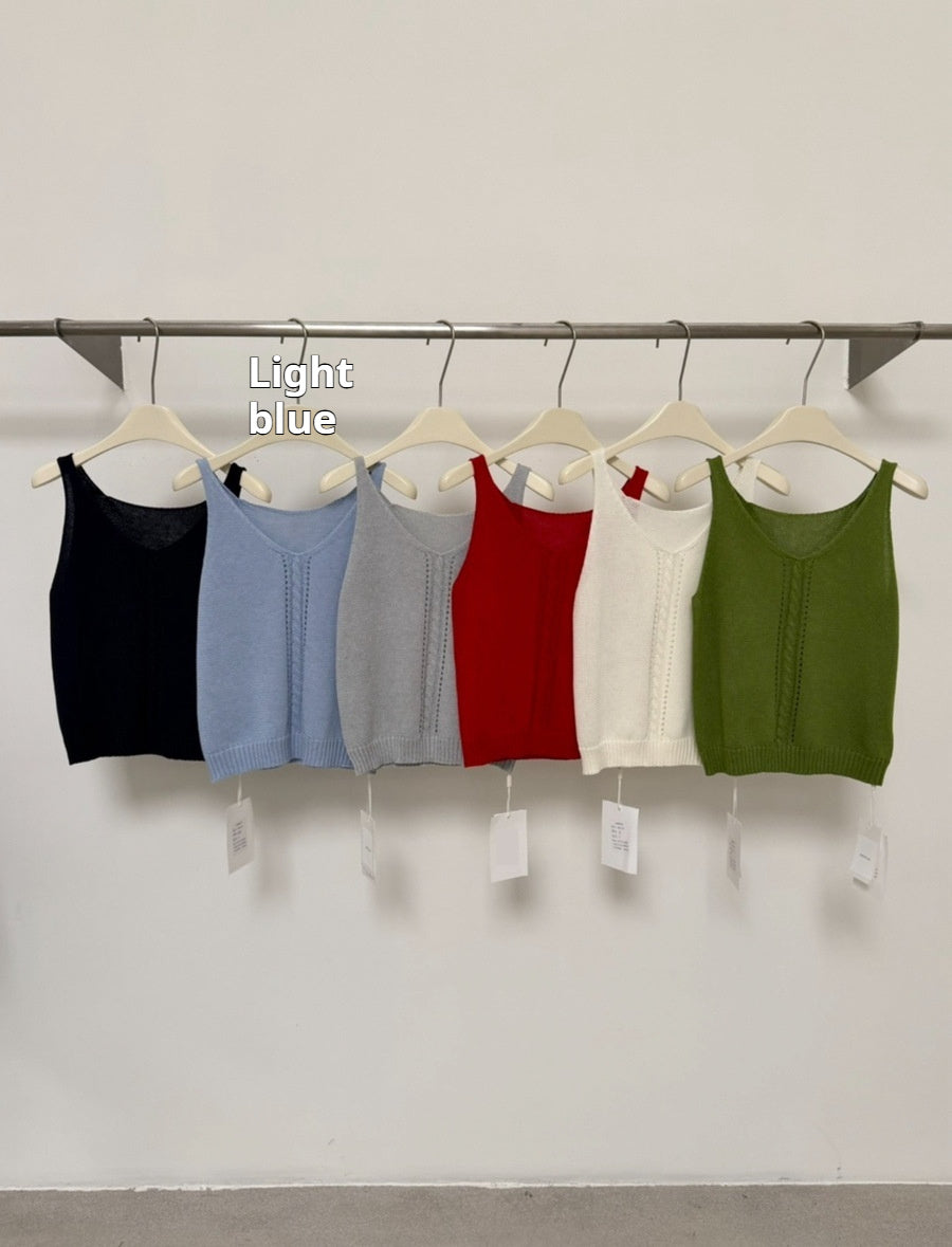 Outerwear Base-layer Slip Knit Vest