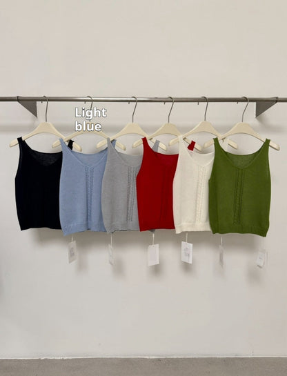 Outerwear Base-layer Slip Knit Vest