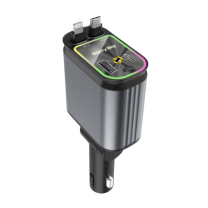 Portable Four-in-one 120W Starry Sky Car Charger