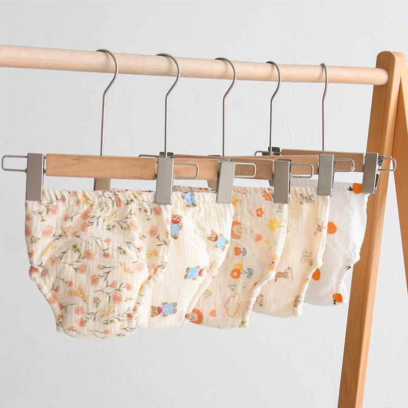 Gauze Cotton Baby's Ring Urine Training Pants Pure Diaper Pants