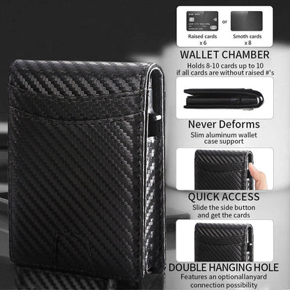 Metal Card Holder Multi-functional Large Capacity