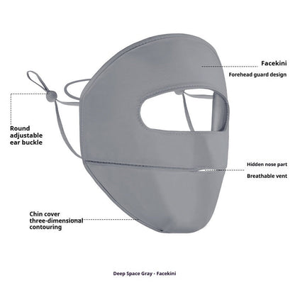 Sunscreen Face Mask For Women Summer UV Protection