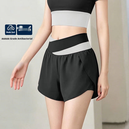Sports Bra And High-waisted Tummy-control Shorts