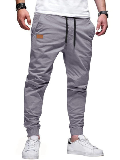 Mens Casual Pants Loose-fitting Straight-leg Trousers Long Pants