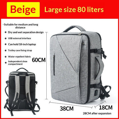 Travel Man Extra-Large Capacity Travel Backpack