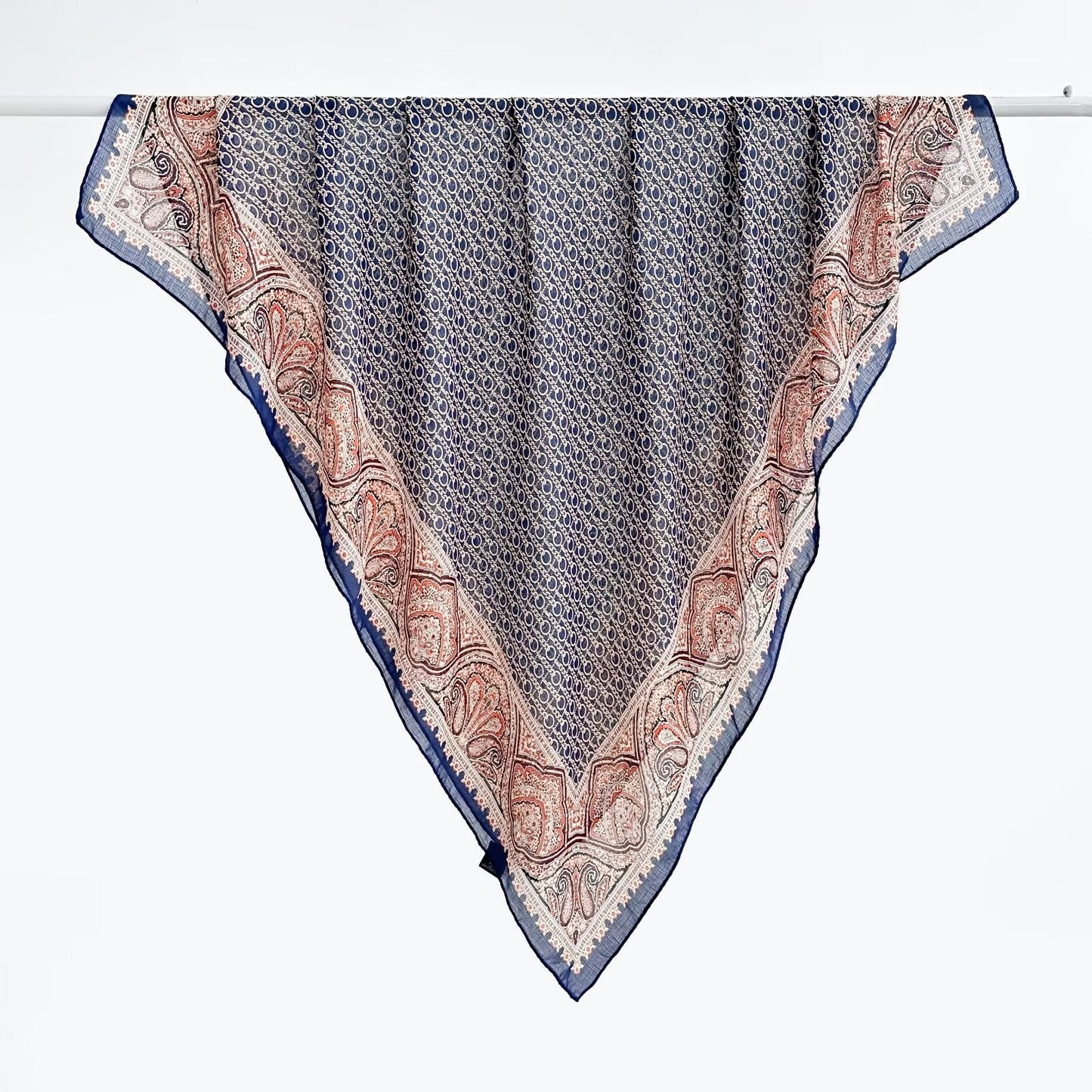 Womens Versatile Floral-print Summer Sun-protective Shawl