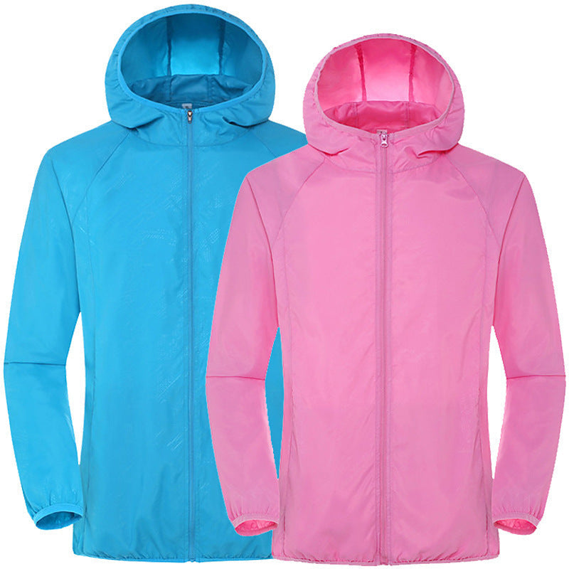 New Sun Protection Clothing Couple Outdoor Skin Clothing Women's UV Protection Sports Skin Windbreaker Sun Protection Clothes Men