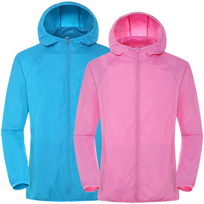 New Sun Protection Clothing Couple Outdoor Skin Clothing Women's UV Protection Sports Skin Windbreaker Sun Protection Clothes Men