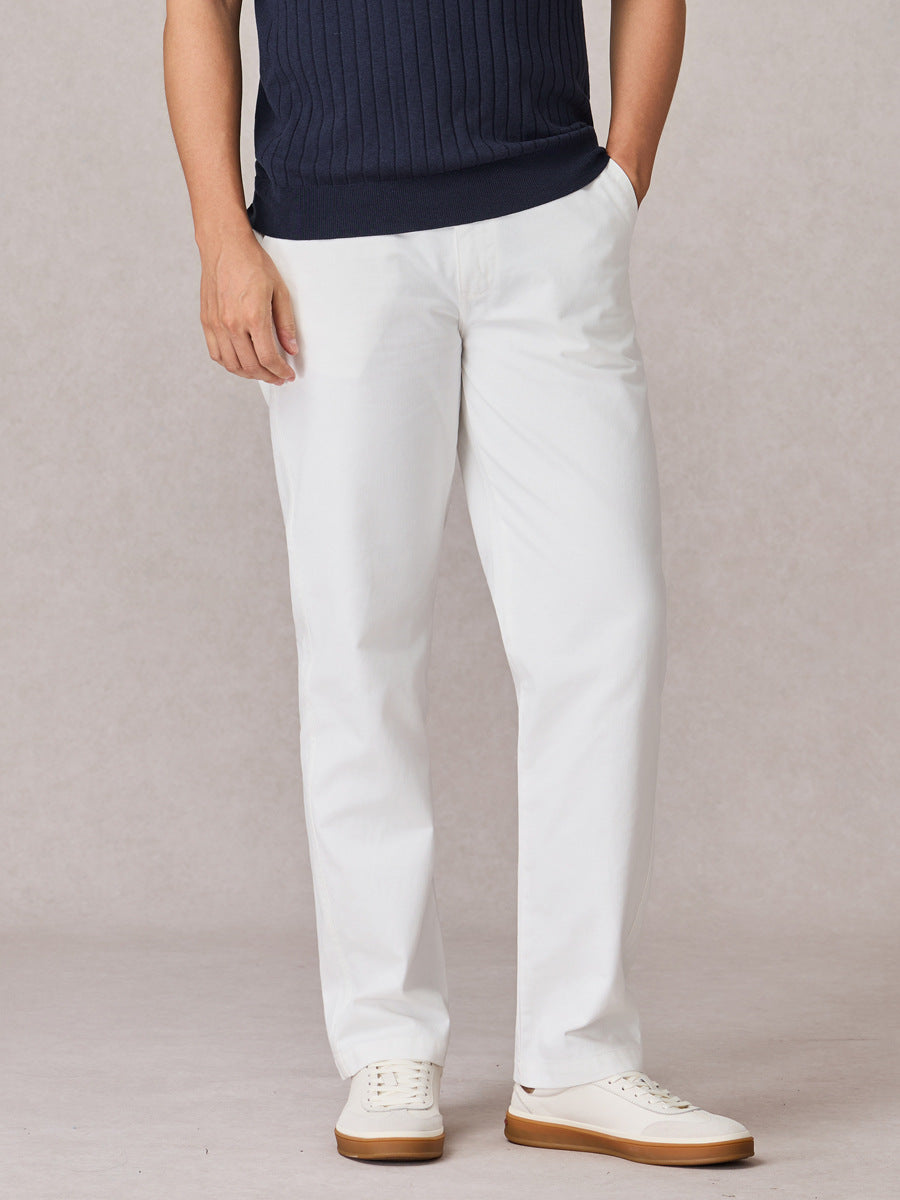 Spring And Autumn Slim-Fit High-End Trousers Commuter Long Pants