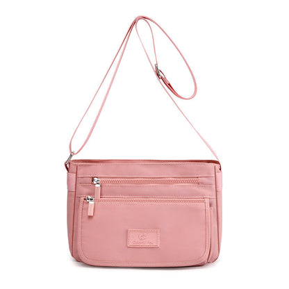 Foreign Trade Women's Bags 2026 New Trendy Shoulder Bag Waterproof Nylon Bag Multi-Layer Crossbody Bag Korean Style Versatile Backpack