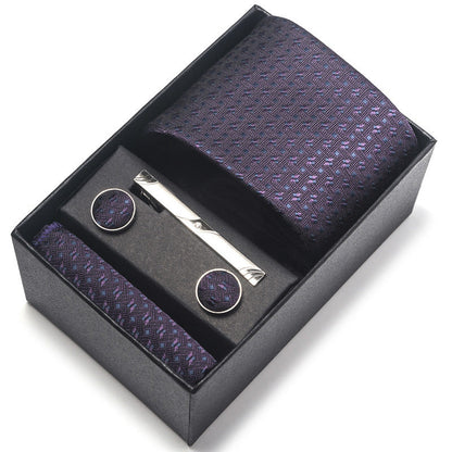 Direct-supply Mens Polyester Yarn-dyed Jacquard Formal Tie