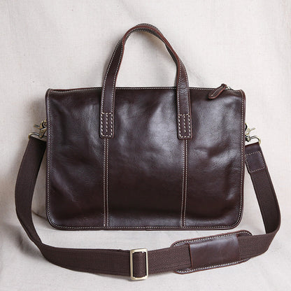 Vintage Leather Business Briefcase