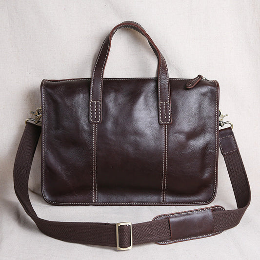 Vintage Leather Business Briefcase