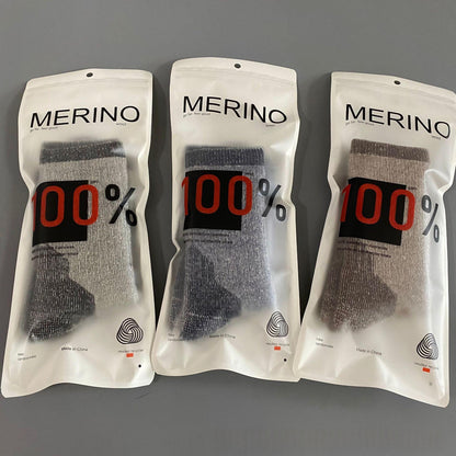 Wool Outdoor Hiking And Mountaineering Thickened Warm Ski Socks For Fall And Winter