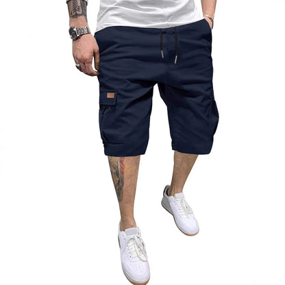 Casual Relaxed-fit Quick-drying Breathable Shorts With Multiple Pockets