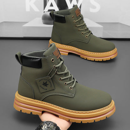 Winter Trendy Workwear Boots For Teens