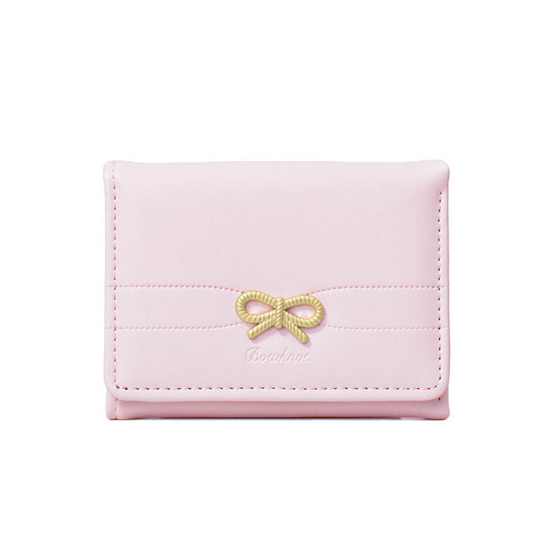 Short Simple Womens Coin Purse With Multiple Card Slots