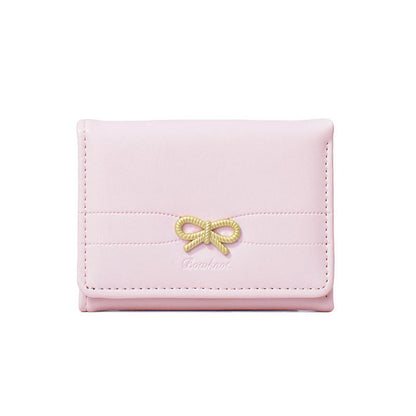 Short Simple Womens Coin Purse With Multiple Card Slots