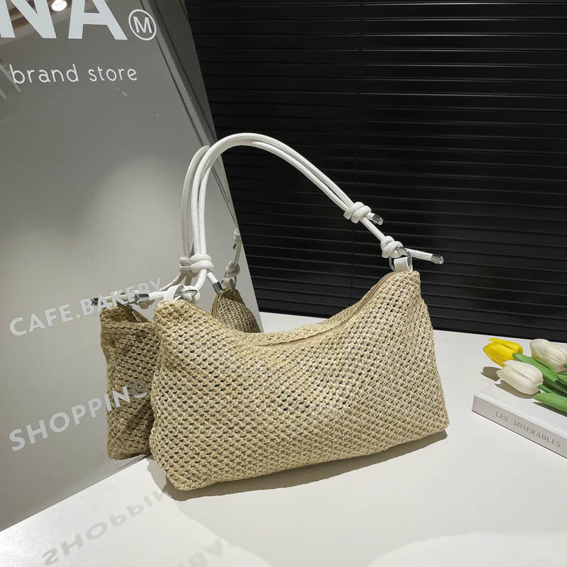 Handwoven Retro All-Match Large-Capacity Shoulder Bag