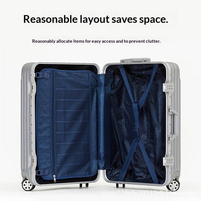 Drop-Resistant All-Aluminum-Magnesium Alloy Luggage For Travel