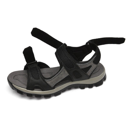 Summer Outdoor Sandals With Velcro Straps