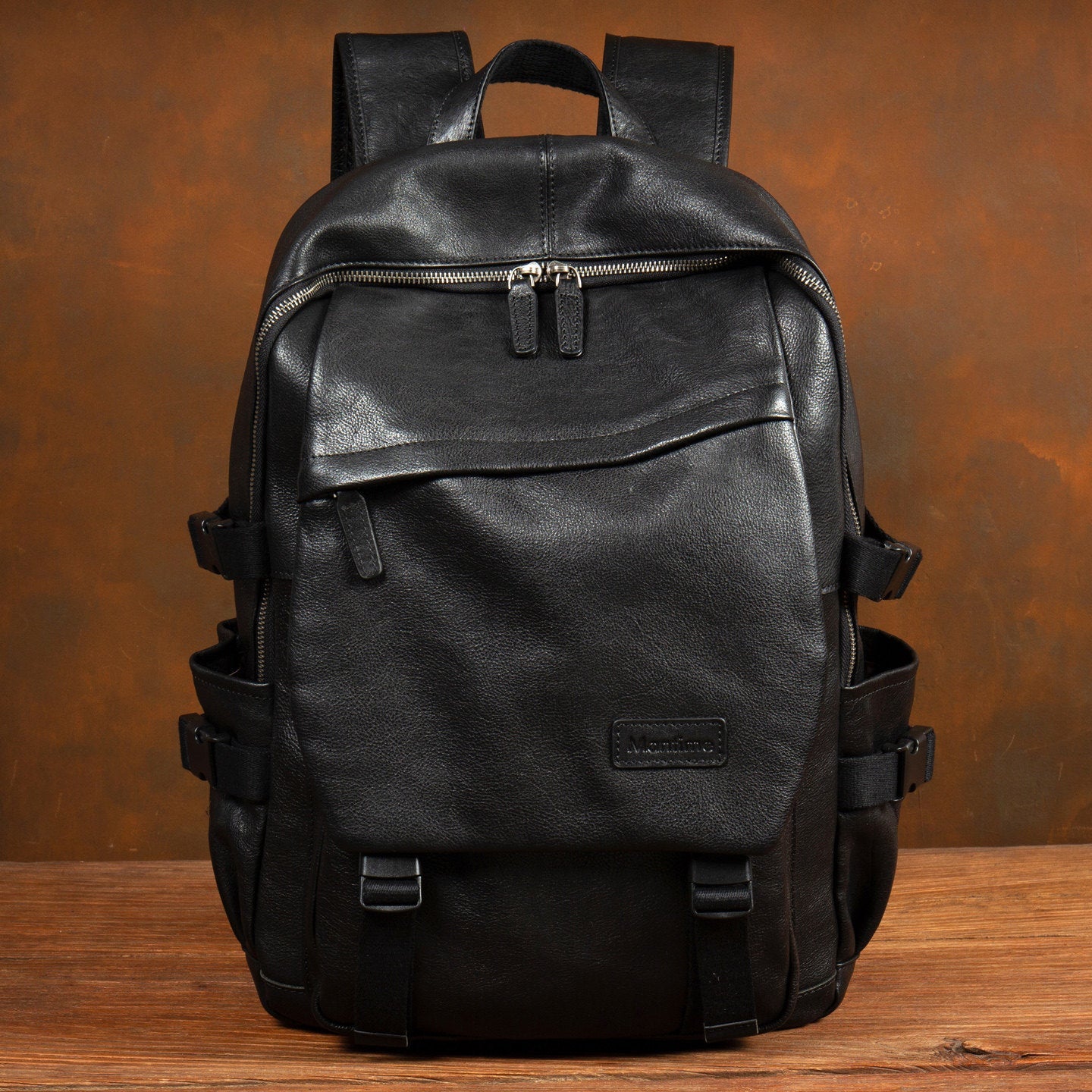 Slow Time Full-Grain Leather Backpack