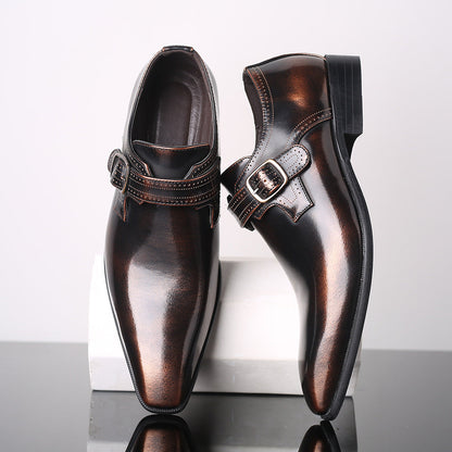 Business-casual Formal Mens Leather Shoes