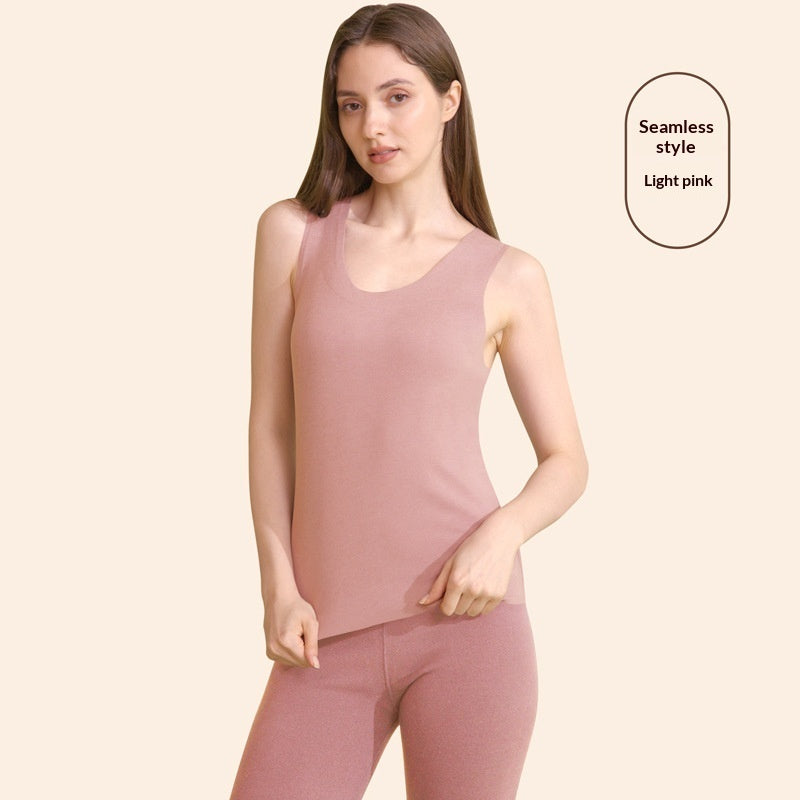 AutumnWinter Fleece-lined Extra-thick Sleeveless Base Top
