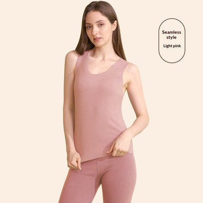 AutumnWinter Fleece-lined Extra-thick Sleeveless Base Top