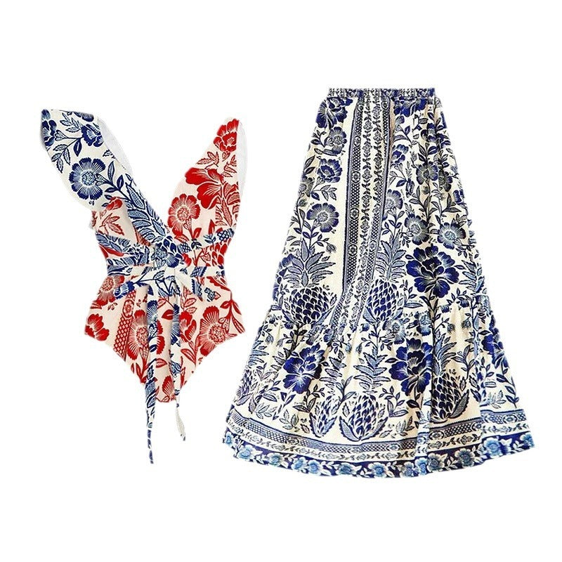 Slimming Retro Chiffon Dress