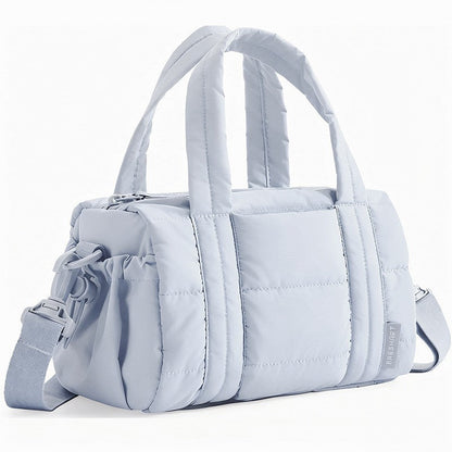 Puffed Quilted Mini Fitness Bag With Detachable Shoulder Strap