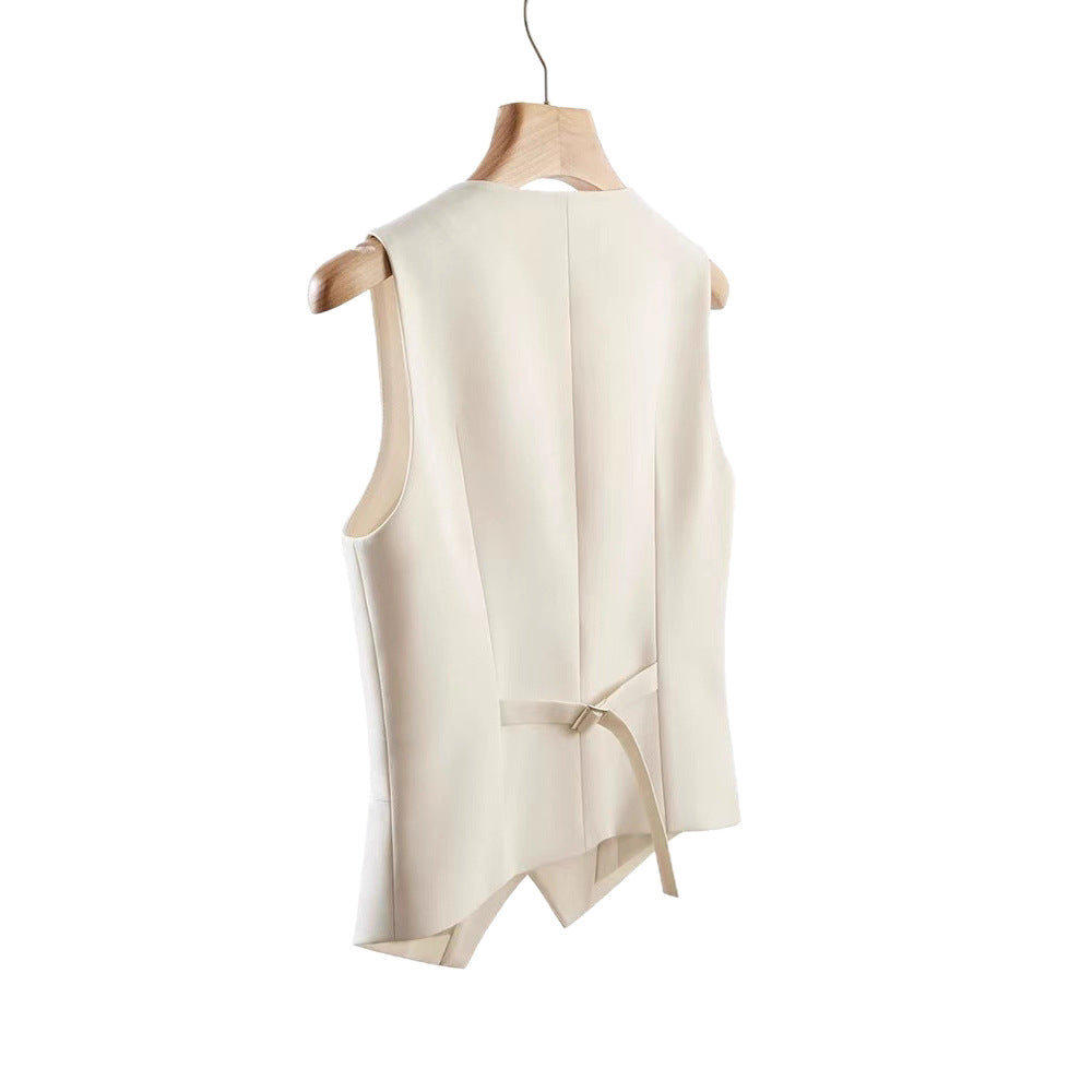 Fashionable Suit Vest Women's Top