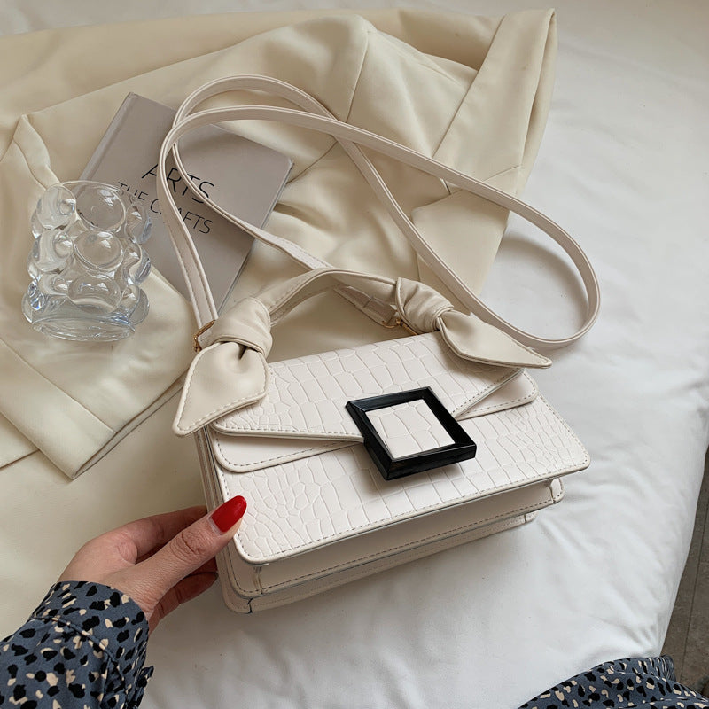 Textured Versatile Crossbody Shoulder Bag