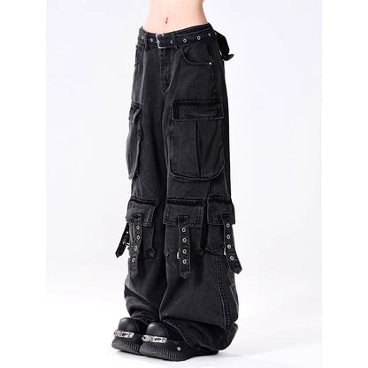 Straight-leg Relaxed-fit Workwear Denim Jeans