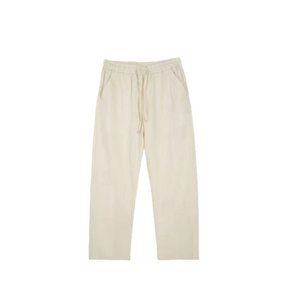 Mens Casual Straight-leg Loose-fitting Trousers