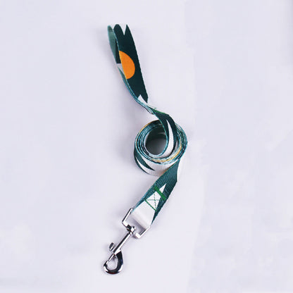 Hand Holding Rope Outing Dog Leash Dog Collar Three-piece Set
