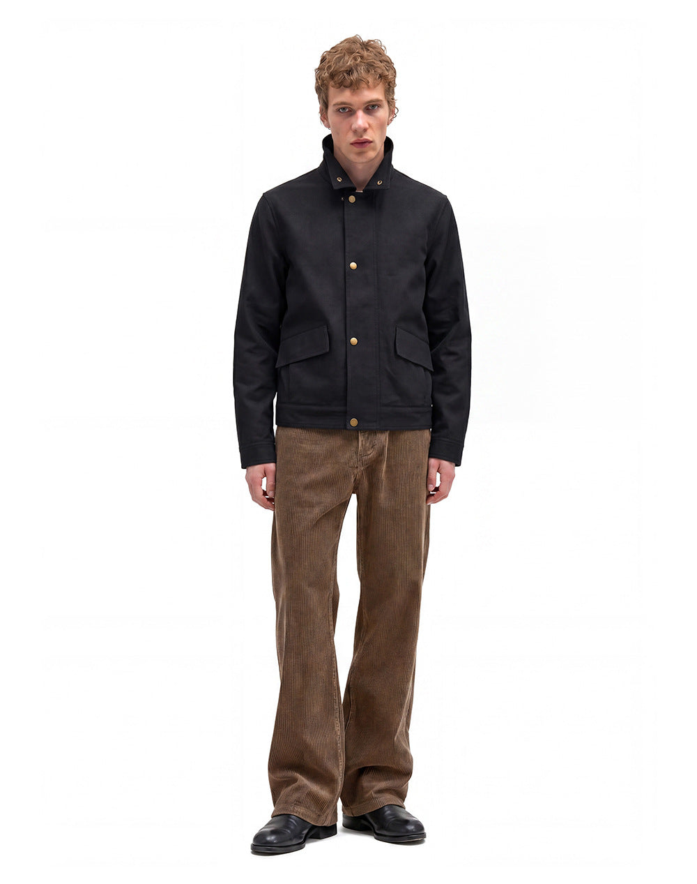 Vintage Retro Coin-button Casual Jacket For Men