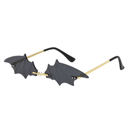 Bat Sunglasses Female Funny Prom Trendy Street Photography Sunglasses Small Frame European And American Fashion Special-Shaped Glasses Sunglasses