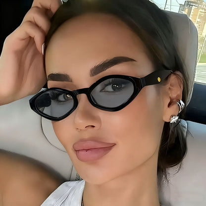 Diamond-shaped Small-frame Sunglasses