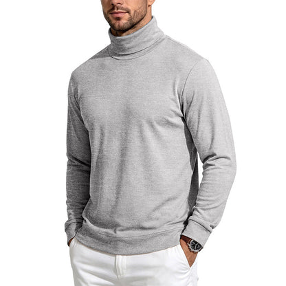 Simple Versatile Loose-fitting Skin-friendly Wool Fleece With A Turtleneck And Long Sleeves
