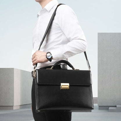 Password-locked High-capacity Portable Business Briefcase