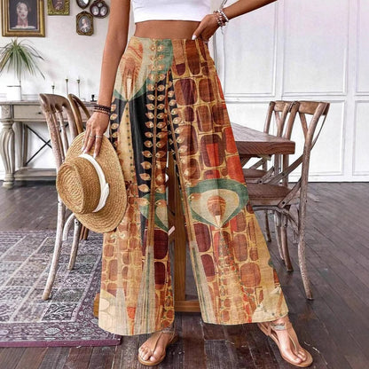 Plus-size Casual Wide-leg Pants For Women