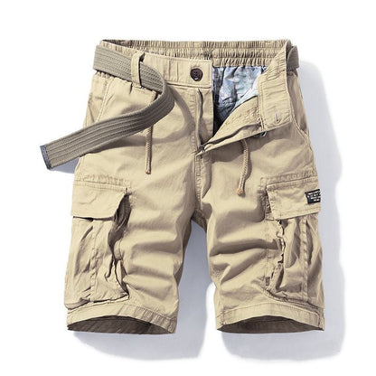 Army Green Cargo Shorts Men's Summer Japanese Style Cityboy Heavy Casual Pants Straight Vintage Pants