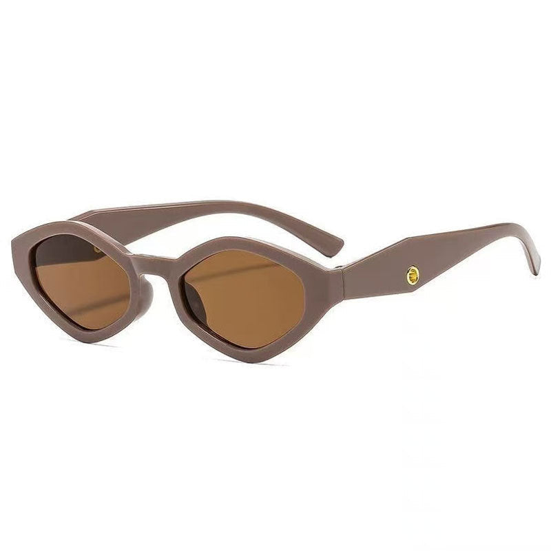 Diamond-shaped Small-frame Sunglasses