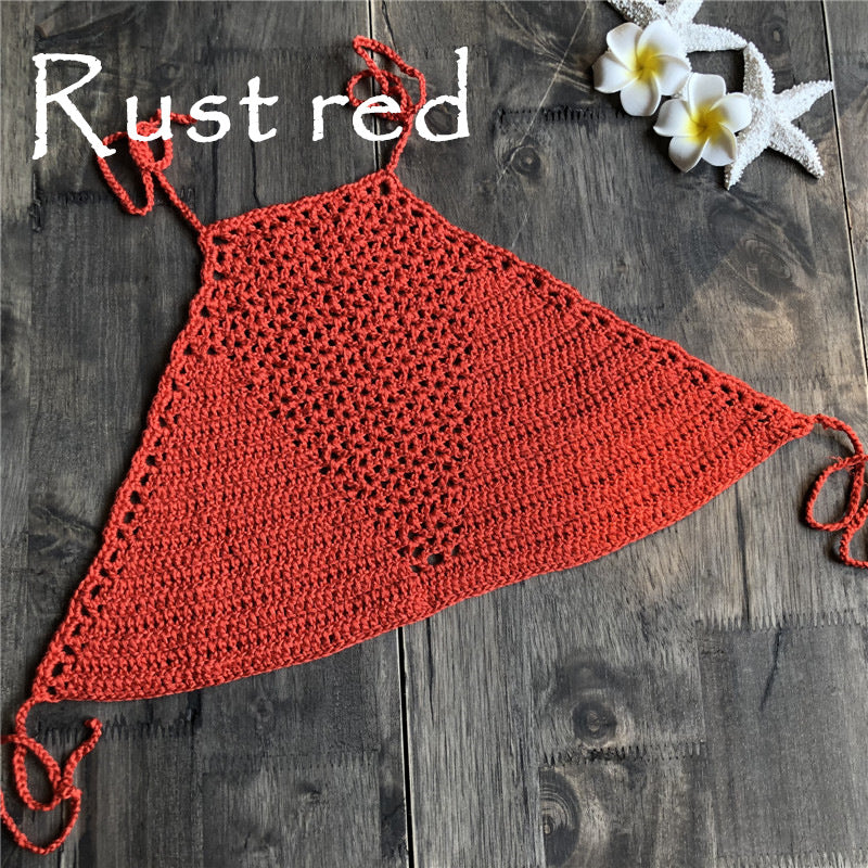Hand Knitted Crochet Beach Camisole