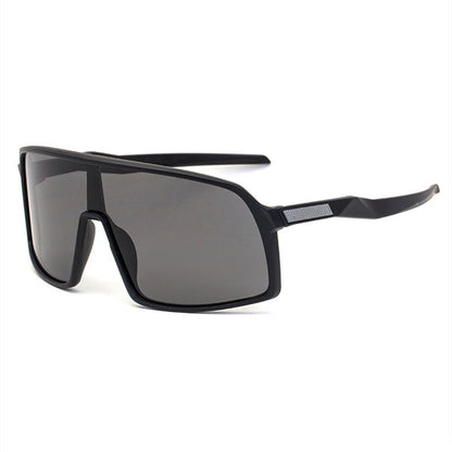 New Colorful Bicycle Windproof Cycling Sunglasses One-Piece Women's Sunglasses European And American Fashion Sports Sunglasses