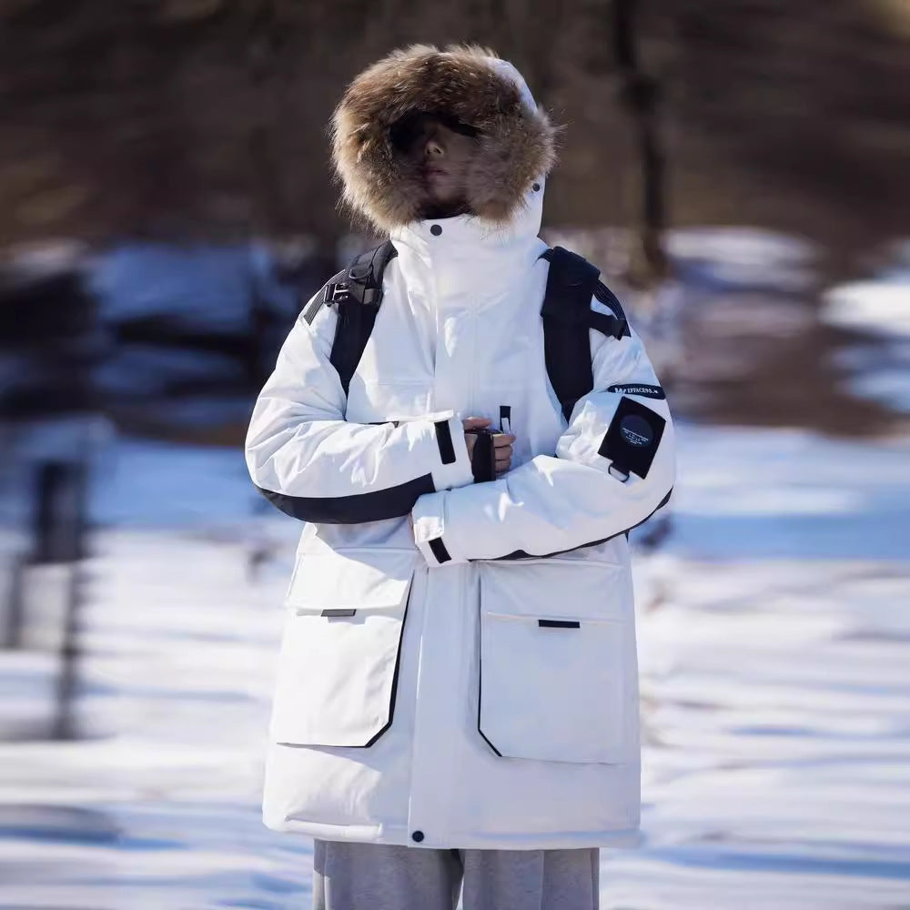 Mens Autumnwinter Padded Down Jacket Cold Proof