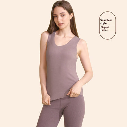 AutumnWinter Fleece-lined Extra-thick Sleeveless Base Top