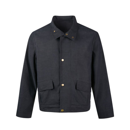 Vintage Retro Coin-button Casual Jacket For Men